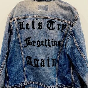 Custom embroidered vintage Levi’s jacket. One of a kind!